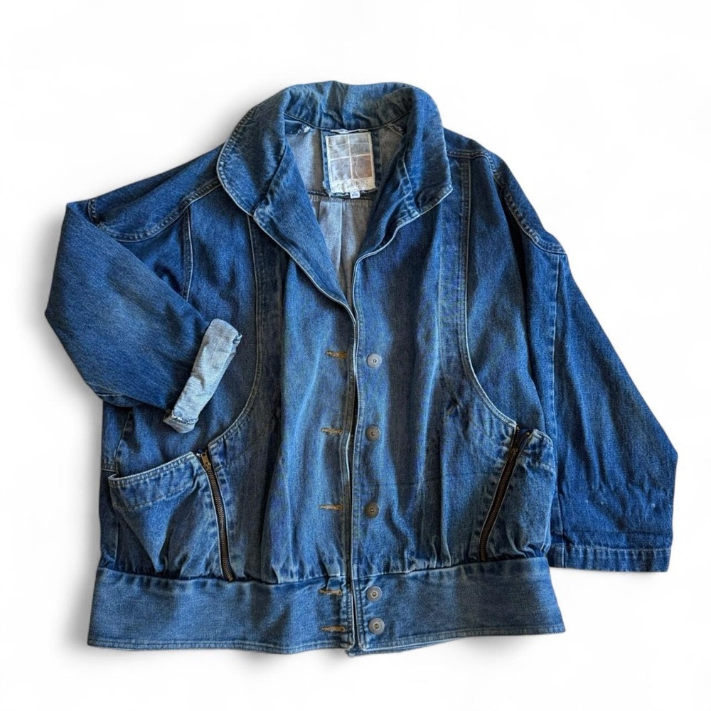 Amazing vintage oversized GITANO jean jacket